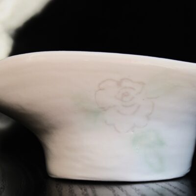 Saucier d'Aurore" en porcelaine