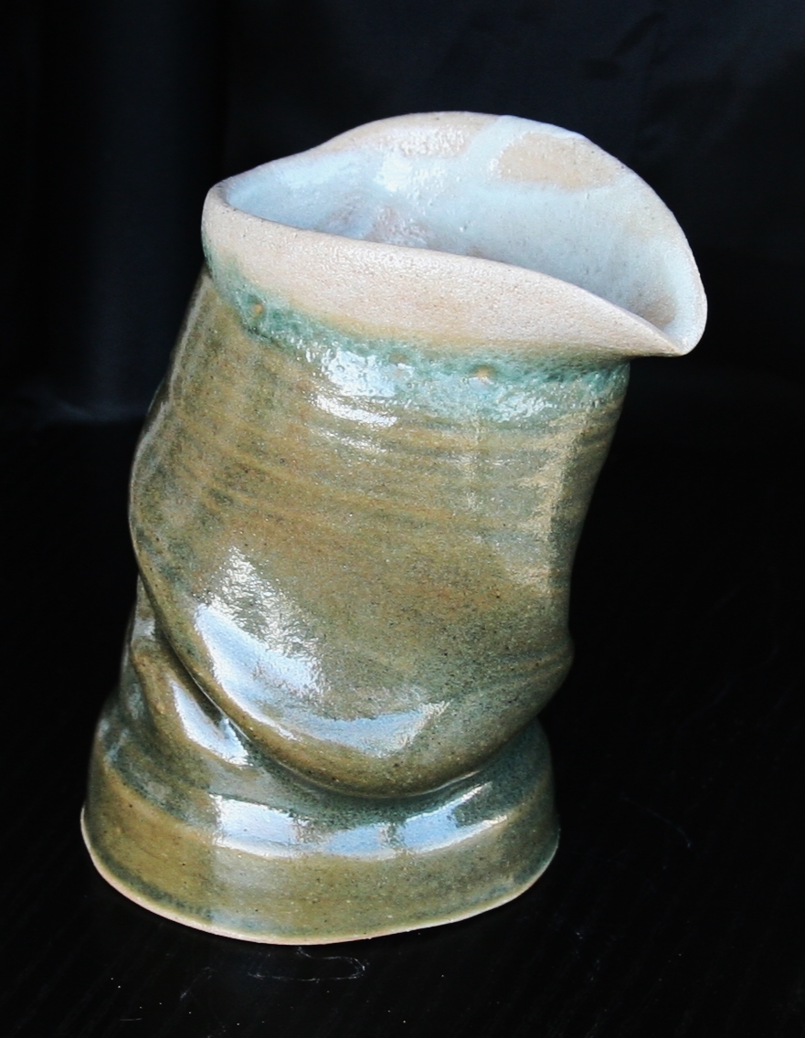 Vase "Toucan" en grès St Amand