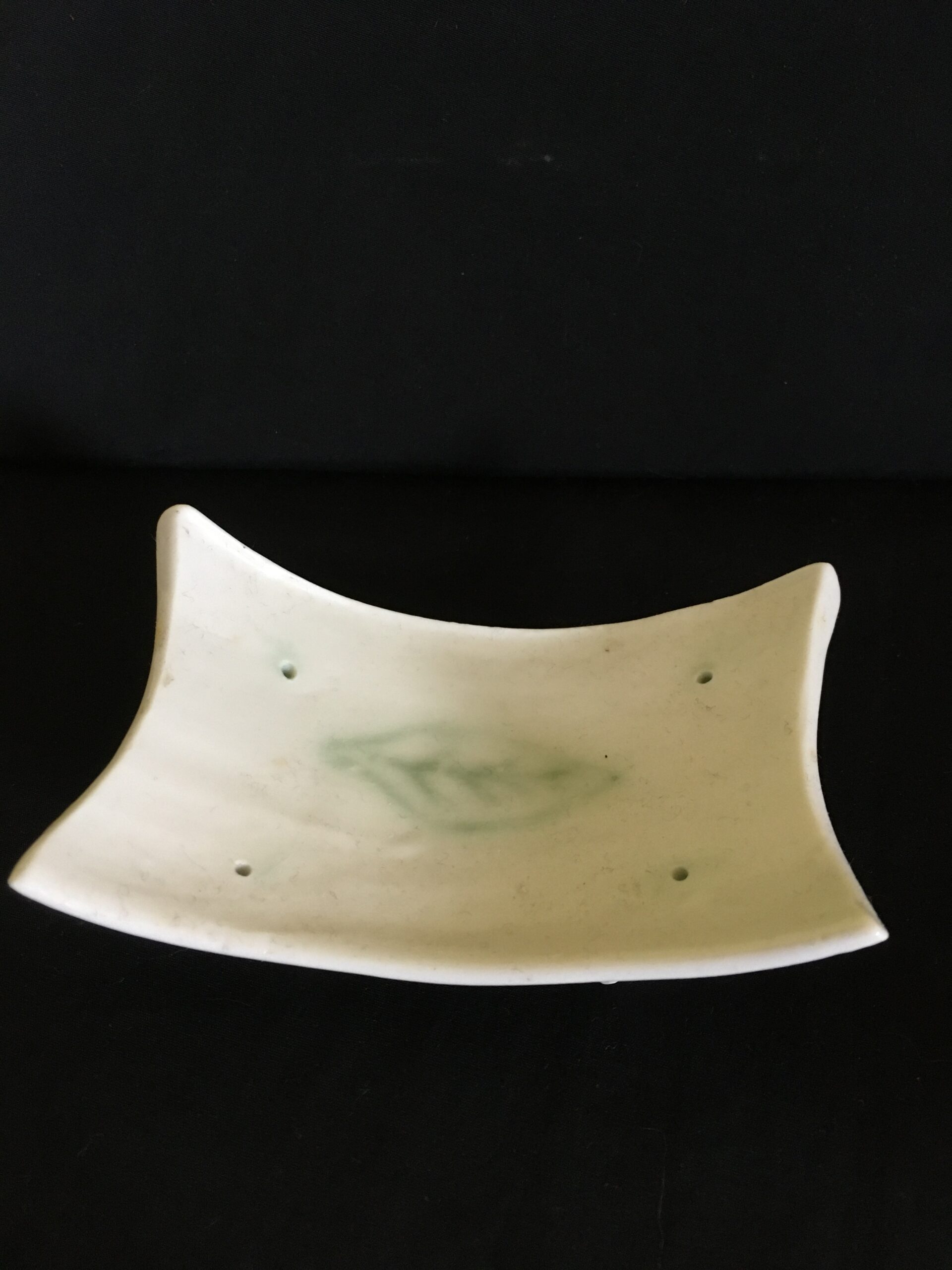 "sushi-feuille" magnolia en porcelaine
